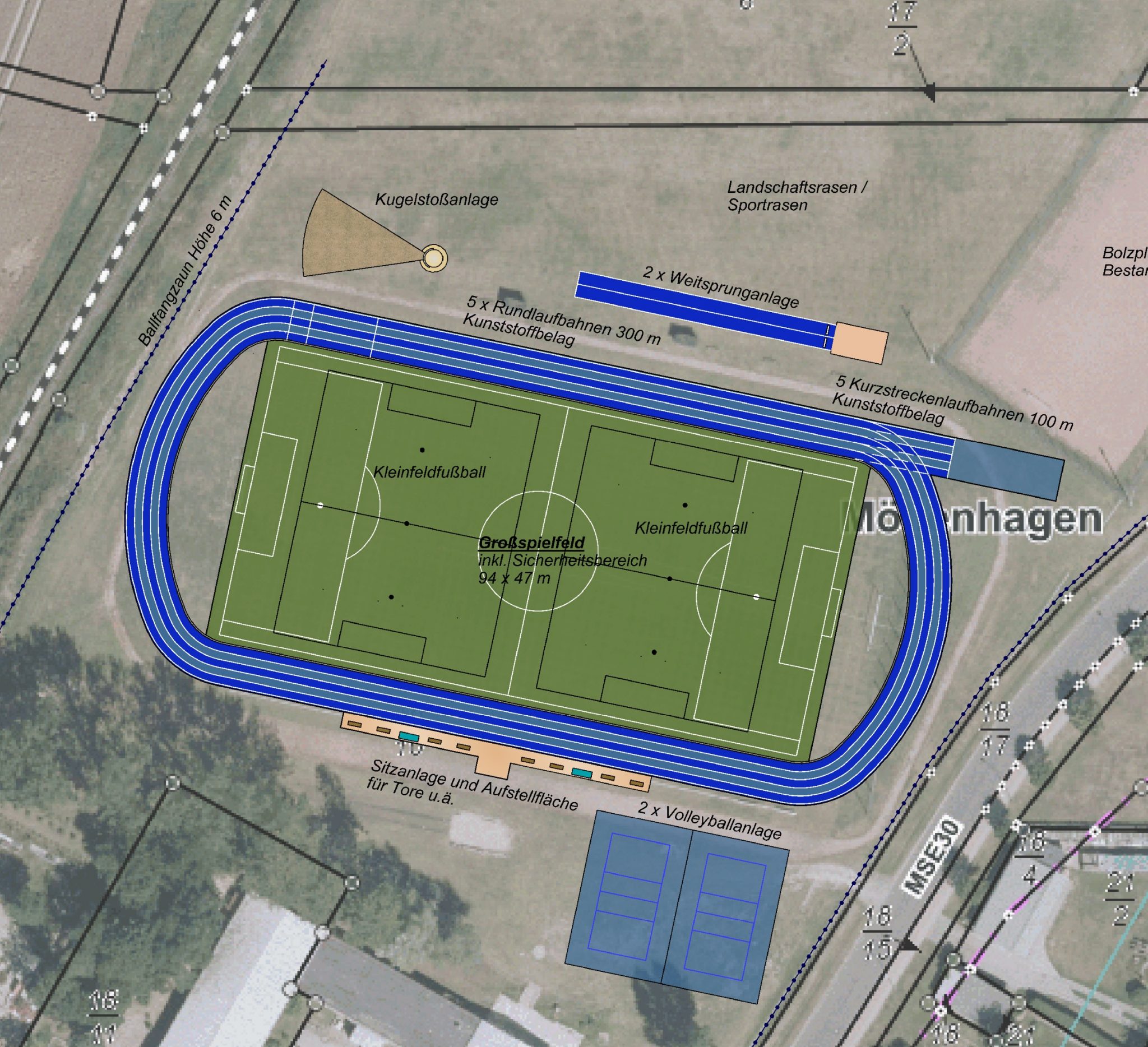 Studie Sportanlage in der Gemeinde Möllenhagen THOMAS NIESSEN BDLA